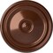 Ekena Millwork Reece Ceiling Medallion (Fits Canopies up to 2 3/8"), Hand-Painted Copper Penny, 12"OD x 1 3/4"P CM12RECPS - alternate 1